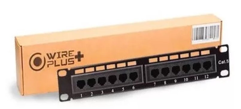 Imagen del Producto: PATCH PANEL WIREPLUS+ 12 PUERTOS CAT6 en Area Electric